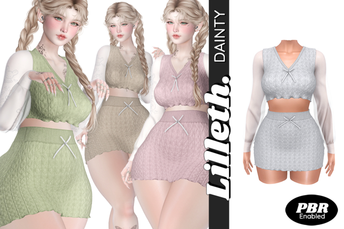 Lilleth. DAINTY - Pastels - PBR Enabled - Pinup
