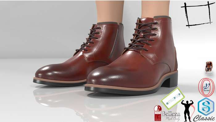 Full Perm Men's Lace Up Chukka Ankle Boots