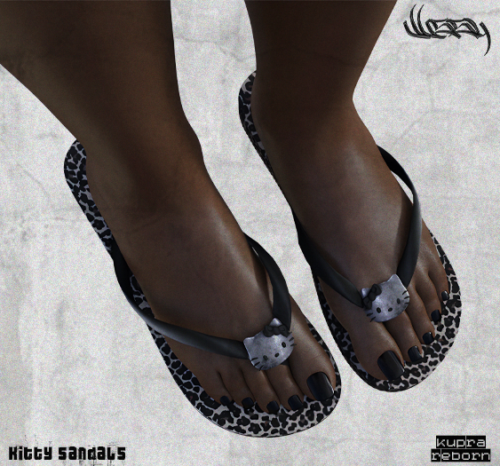 v/ kitty sandals leopard