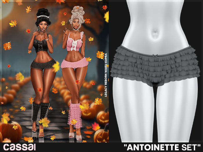 #CASSAI. - 'Antoinette' Shorts - Slate