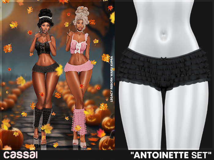 #CASSAI. - 'Antoinette' Shorts - Ink