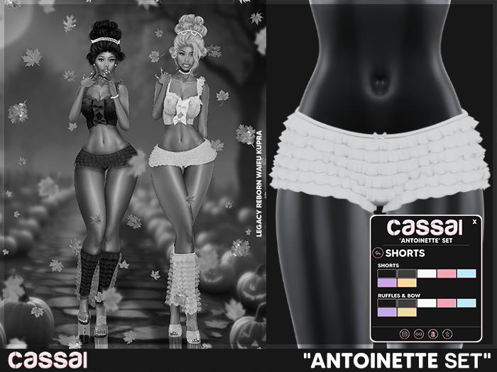 #CASSAI. - 'Antoinette' Shorts - DEMO