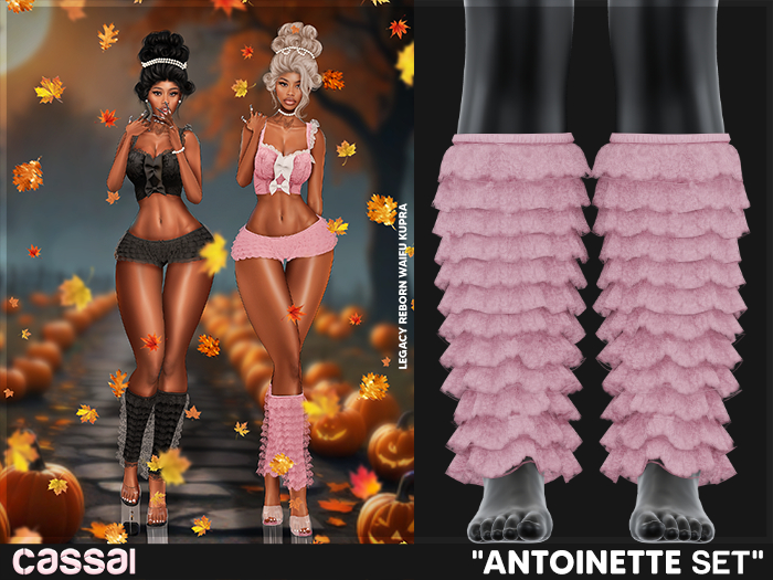 #CASSAI. - 'Antoinette' Legwarmers - Blush