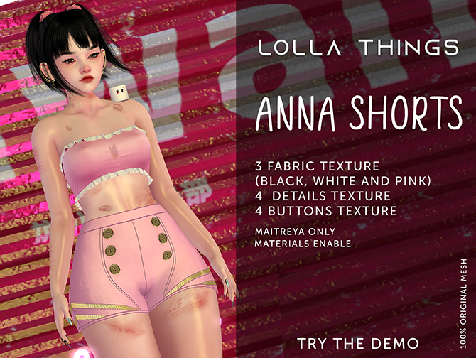 -Lolla Things- Anna Shorts MT 