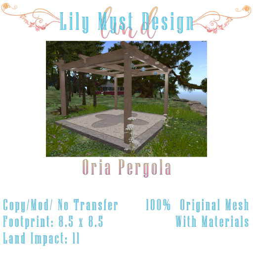 Lily Myst Design Oria Pergola