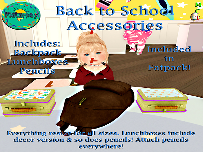 Malarkey Back to School Accessories(Rezz Me)