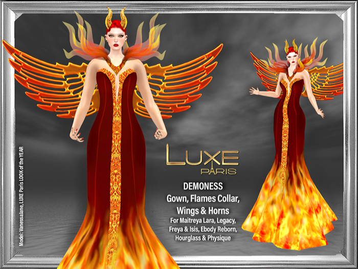 LUXE Paris DEMONESS Womens Ensemble
