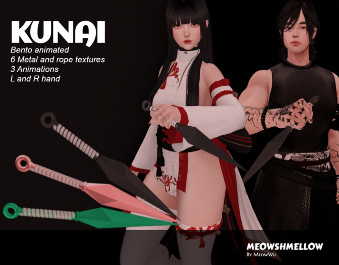 [Meowshmellow] Kunai - Bento Animated