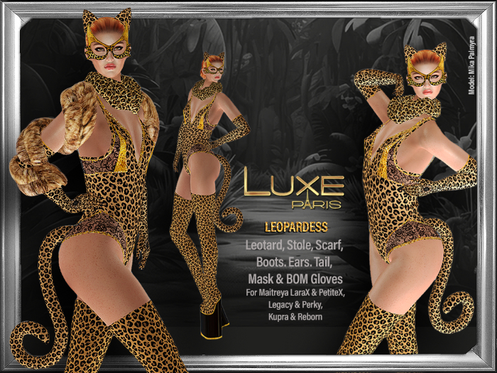 LUXE Paris LEOPARDESS Womens Ensemble