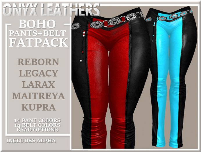 Leather Boho Pants Fatpack