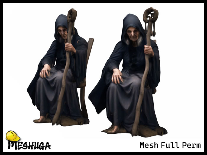Meshuga - Halloween Forest Witch Character FULL PERM MESH