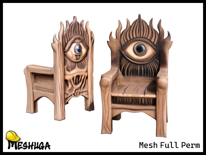 Meshuga - Halloween Forest Throne FULL PERM MESH (add)