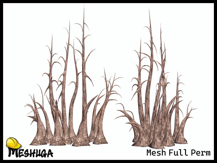 Meshuga - Halloween Forest Creepy Trees FULL PERM MESH