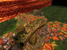 Autumn Scene 1 with Hedgehog and Hare