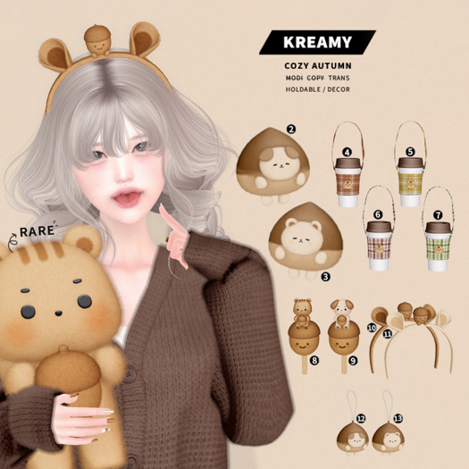 1. KREAMY. cozy autumn RARE