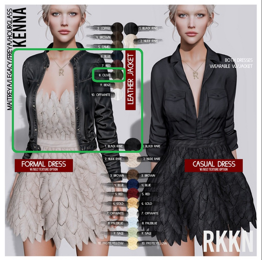 RKKN. Kenna / JACKET OLIVE - FREYA