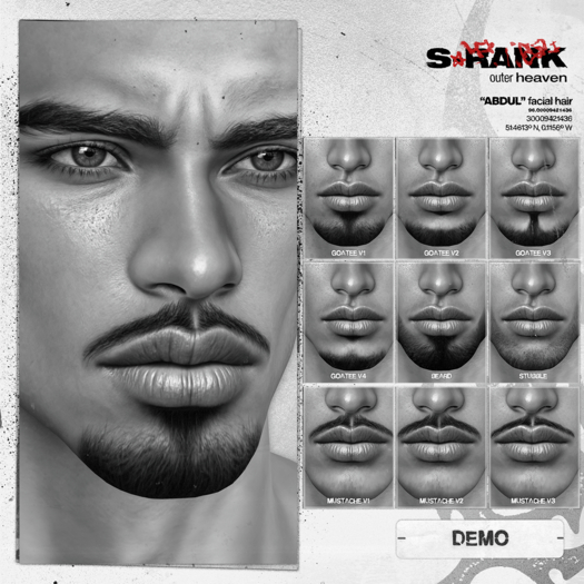 *DEMO* S-RANK "ABDUL" FACIAL HAIR
