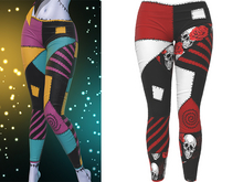 Kore Leggings [Patchwork Rose] - Maitreya Lara • LaraX • Petite • PetiteX • Legacy • Reborn Bottoms // PBR ONLY