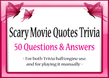 *Butterflies & Unicorns* ~ Scary Movie Quotes Trivia