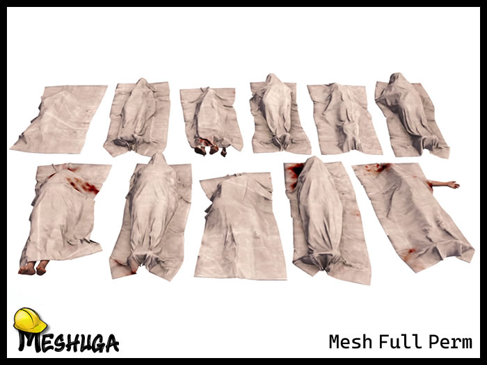 Meshuga Halloween Covered Bodies Pack 2 FULL PERM MESH (add)