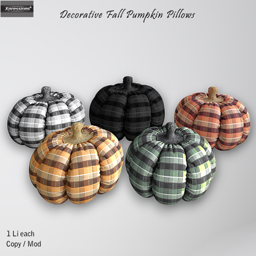 [Xprs] - Decorative Fall Pumpkin Pillows
