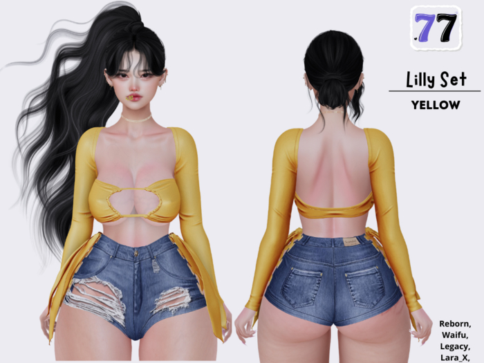 77Store - Lilly Set Yellow