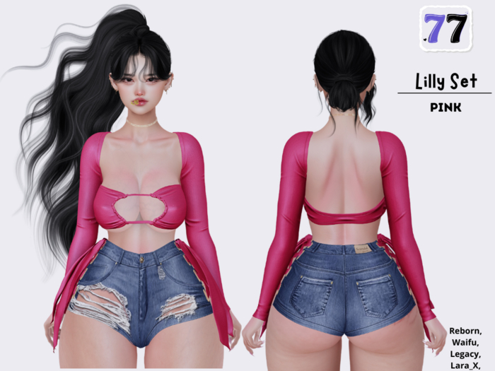 77Store - Lilly Set Pink