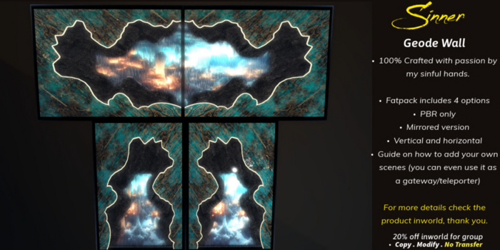 !-(Sin)-!-(Rez/Wear) _ Geode Wall Fatpack