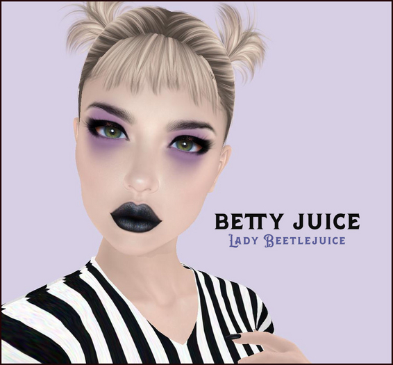 Betty Juice BOM Skin & Makeup - from beetlejuice-Betelgeuse-Beetle-Juice
