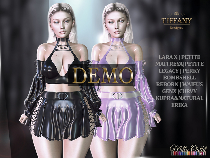 ::TD:: Mila Outfit [Mesh] DEMO + Lara X