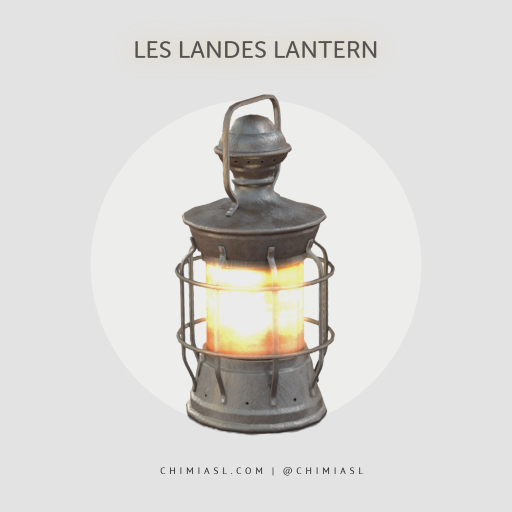 Les Landes Lantern in iron