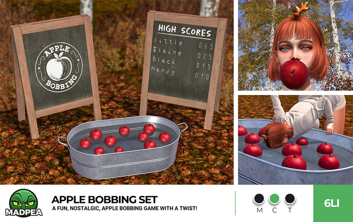 MadPea Apple Bobbing Set
