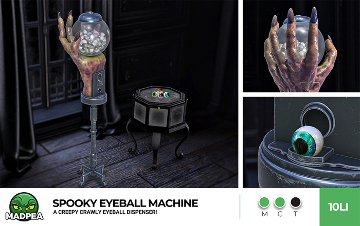 MadPea Spooky Eyeball Machine
