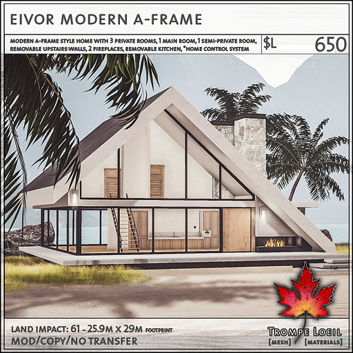 Trompe Loeil - Eivor Modern A-Frame V1.1 [mesh]