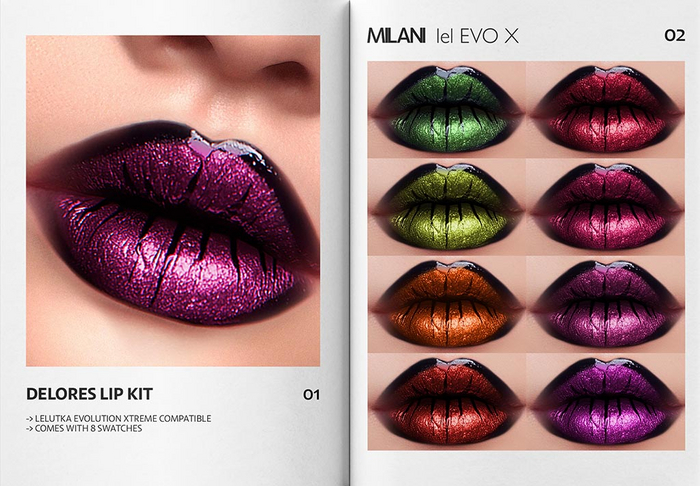 MILANI - "DELORES" LIP KIT / DEMO