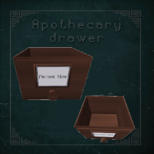 Apothecary drawer