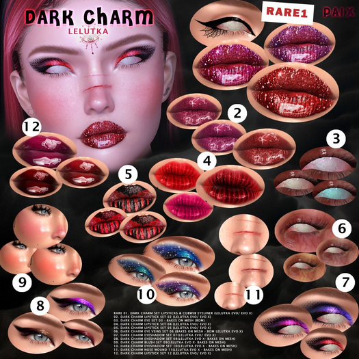 PX_Dark Charm Set - Complete Set