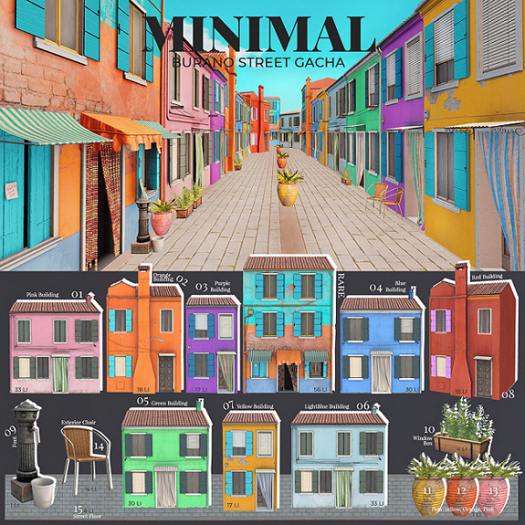 MINIMAL - Burano Gacha Complete / Full Set with Rares and Extras
