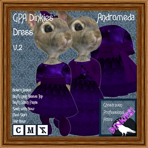 GPA Dinkies Dress BOM - Andromeda Print v.2