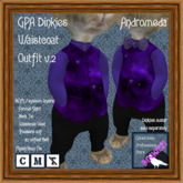 GPA Dinkies Waistcoat Outfit BOM - Andromeda Print v.2