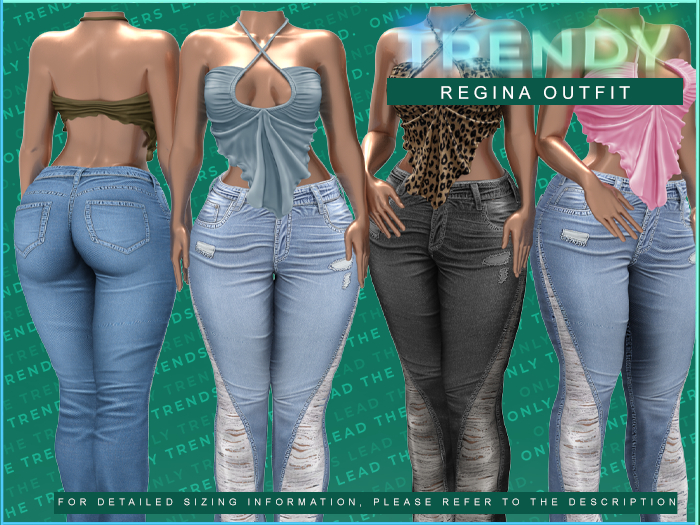 [TRENDY] Regina Jeans [FATPACK]