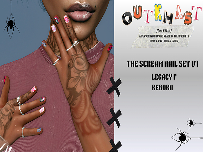 OUTKHAST - SCREAM NAIL SET V1  