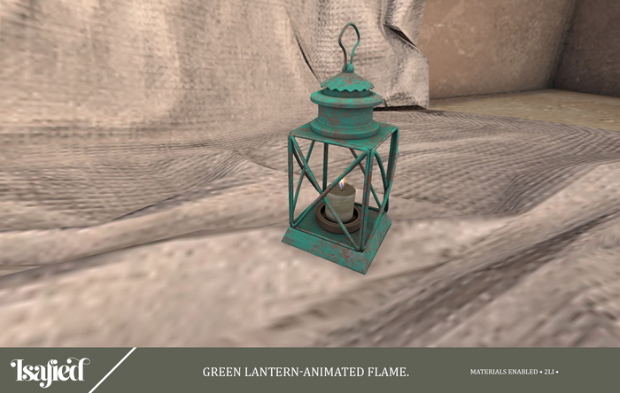 {Isafied}Green Lantern-Animated Flame.