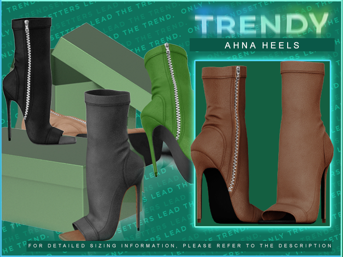 [TRENDY] Ahna Heels [brown]