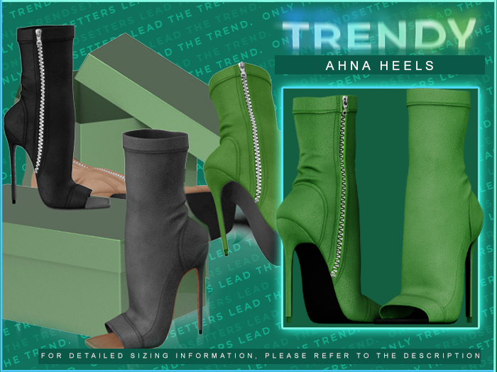 [TRENDY] Ahna Heels [green]