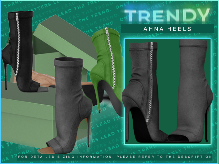 [TRENDY] Ahna Heels [grey]