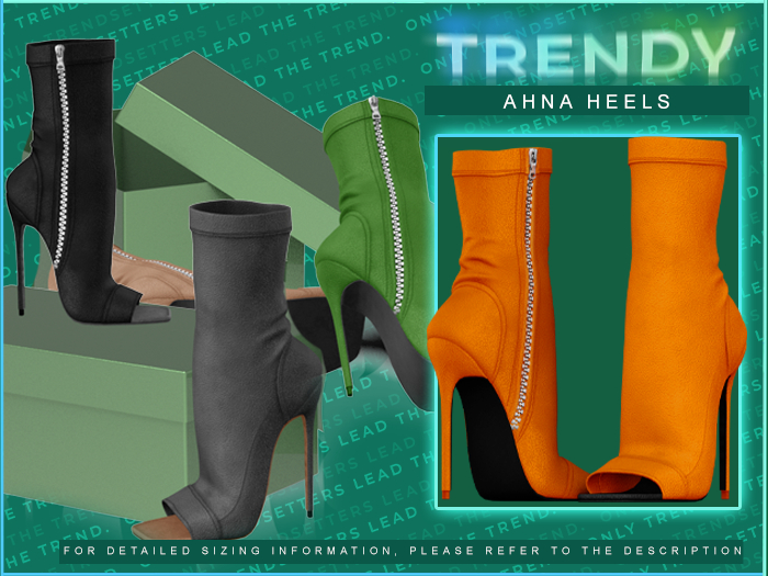 [TRENDY] Ahna Heels [orange]