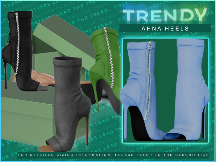 [TRENDY] Ahna Heels [sky]