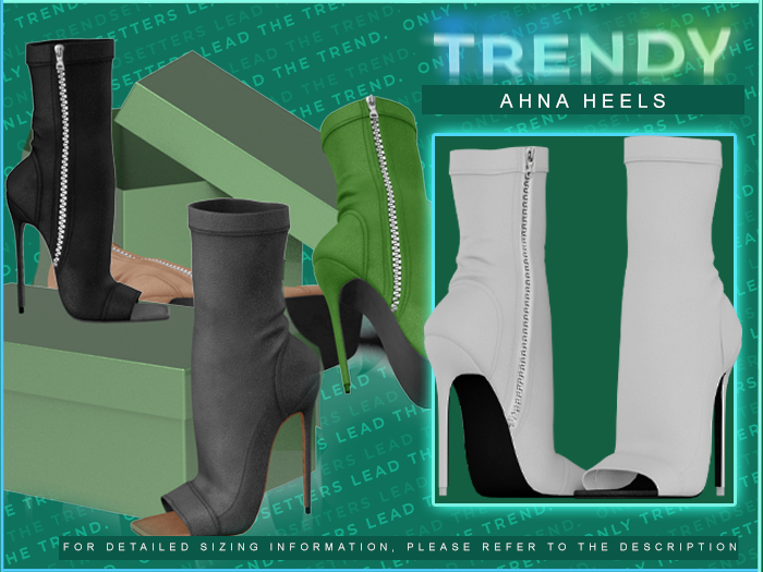 [TRENDY] Ahna Heels [white]