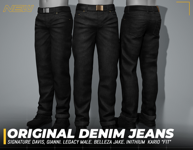 WAZ -  Original Denim Jeans (Black)